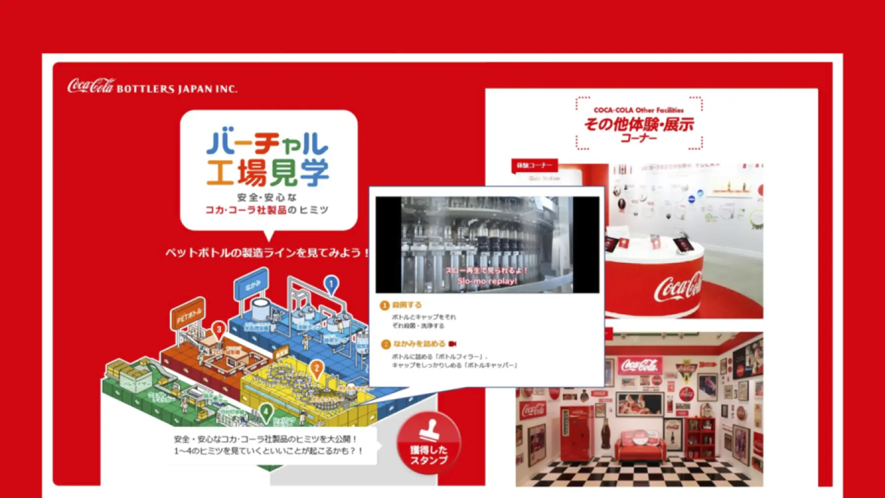 サムネイル 1: 【Webページ工場見学】「バーチャル工場見学」　コカ·コーラ ボトラーズジャパン